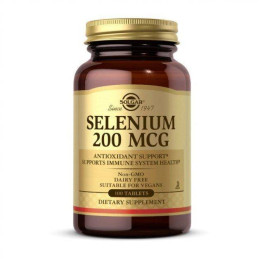 Селен Solgar Selenium 200 mcg 100 tab Solgar