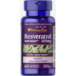 Ресвератрол Puritan's Pride Resveratrol 100 mg 60 Capsules Puritan's Pride