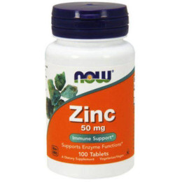 Цинк глюконат Now Zinc Gluconate 50 mg - 100 tabs Now Foods