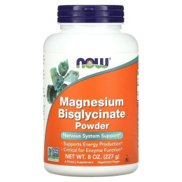 Магний бисглицинат Now Magnesium Bisglycinate 227g