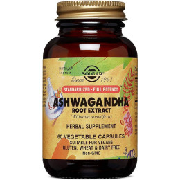 Ashwagandha Root Extract, 60 Vegetable Capsules Solgar