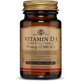 Вітамін D3 Solgar Vitamin D3 2200 IU 50 soft Solgar