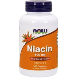 Ниацин Now Niacin 500 mg 100 caps