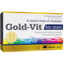 Вітамінно-мінеральний комплекс для чоловіків Olimp Gold-Vit for Men 30 tabs Olimp