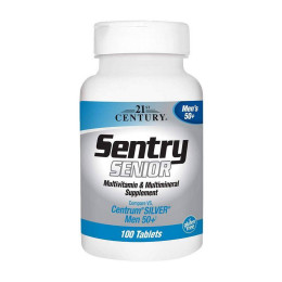 Вітаміни для чоловіків Sentry Senior Men's 50+, Multivitamin & Multimineral Supplement, 100 Tablets 21st Century