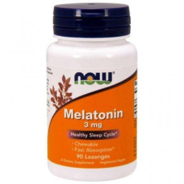 Мелатонін Now Melatonin 3mg 90 lozenges