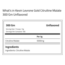 L-цитрулін Kevin Levrone Gold Citrulline Malate 300 g Kevin Levrone