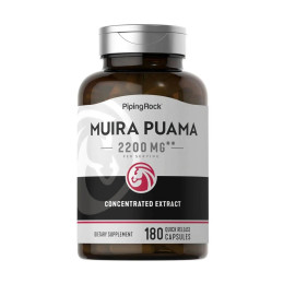 Muira Puama, 2200 mg (per serving), 180 Quick Release Capsules Piping Rock