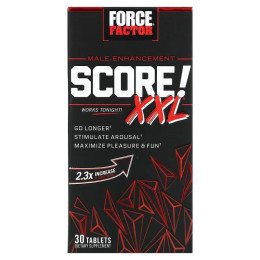 Поддержка мужского здоровья и повышение тестостерона Force Factor Score! XXL 30 Tablets Force Factor