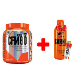 Cfm Instant Whey 80  1000g (Vanilla)+CARNI 60000mg Liguid 1000ml+Shot Bcaa 5000 Mg 90 ml (Grape) Extrifit