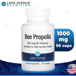 Bee Propolis, 1,000 mg, 90 Capsules Lake Avenue Nutrition