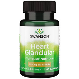 Поддержка здоровья сердца Swanson Heart Glandular , 250 mg , 60 Capsules Swanson