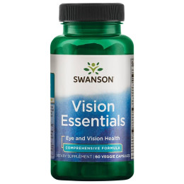 Засіб для підтримки зору Swanson Vision Essentials , 60 Veggie Capsules Swanson