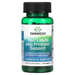 Підтримка простати Swanson Men's Multi Plus Prostate Support, 90 Tablets Swanson