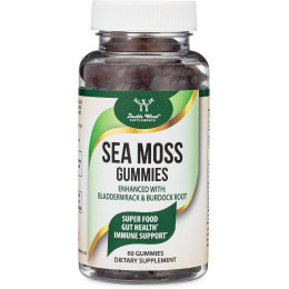 Комплекс для профилактики дыхательной системы Double Wood Irish Moss Gummies with Burdock and Bladderwrack 60