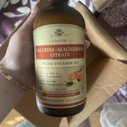 Жидкий цитрат кальция и магния с витамином D3 Solgar Calcium Magnesium Citrate with Vitamin D3 Liquid 473 ml Solgar