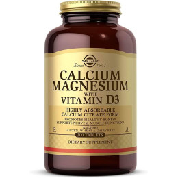 Calcium Magnesium with vit D3 300 Tablets Solgar