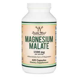 Малат магнію Double Wood Magnesium Malate 1500 mg, 420capsules