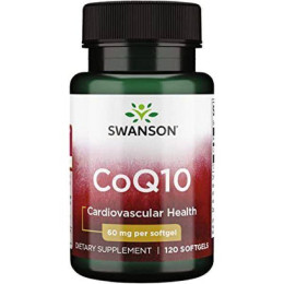 Коензим Swanson CoQ10 60 mg 120 Sgels Swanson