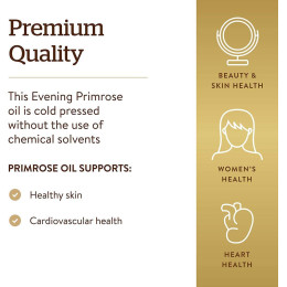 Evening Primrose Oil, 1300 mg, 60 Softgels Solgar