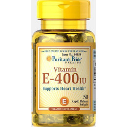 Вітамін Е Puritan's Pride (Vitamin E) 400 МО 50 капсул