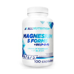 MAGNESIUM 5 FORMS + B6(P-5-P) - 100 caps Allnutrition