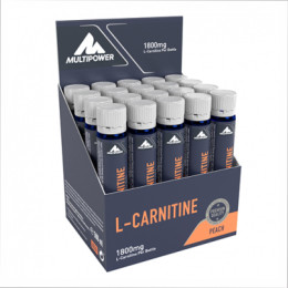 L-Carnitine 1800mg 500ml - 20x25ml Peach Multipower