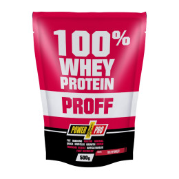 100% Whey Protein Proff - 500g Strawberry Power Pro