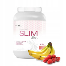 Slim Diet  ( 21,1% protein) 975 g (Banana raspberry) FitMax