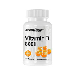 Вітамін D3 IronFlex Vitamin D3 8000 200tabs Iron Flex