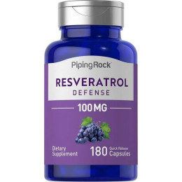 Ресвератрол Piping Rock Resveratrol Defense 100 mg 180 Quick Release Capsules Piping Rock