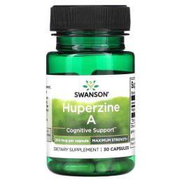 Гуперзин А Swanson Huperzine A Maximum Strength 200 mcg 30 Capsules Swanson