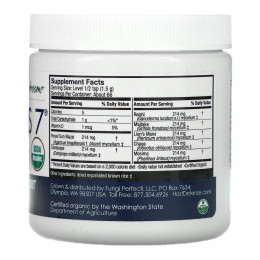 Поддержка иммунитета Fungi Perfecti Host Defense Mushrooms, Stamets 7 Mushroom Mycelium Powder 100 g