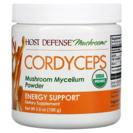 Кордицепс Fungi Perfecti Host Defense Mushrooms Cordyceps, Mushroom Mycelium Powder 100 g