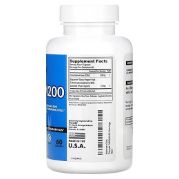 Дииндолилметана FITCODE DIM200 Diindolylmethane (DIM) 200 mg 60 Veggie Capsules