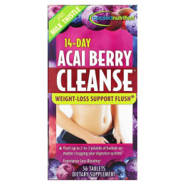 Для зниження ваги Applied Nutrition 14-Day Acai Berry Cleanse Weight-Loss Support Flush 56 Tablets Applied Nutrition