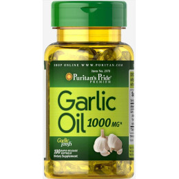 Garlic Oil 1000 mg 100 gelcaps Puritan's Pride