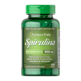 Спіруліна Puritan's Pride Spirulina 500 mg 200 Tablets Puritan's Pride