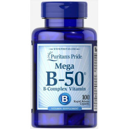 Vitamin B-50 Complex 100 Caplets Puritan's Pride