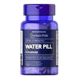 Water Pill with Potassium Extra Strength 100caps Puritan's Pride