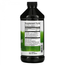 Жидкий хлорофилл Liquid Chlorophyll 100 mg 16 fl oz Swanson