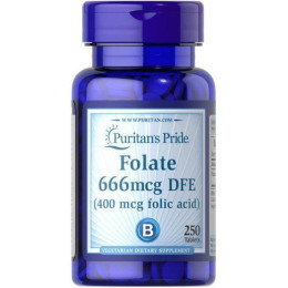 Фолиевая кислота Puritan's Pride Folic Acid 400 mcg 250 tabl Puritan's Pride