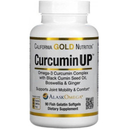 California Gold Nutrition CurcuminUP, Omega-3 Curcumin Complex, Inflammation Support, 30 Softgels California Gold Nutrition