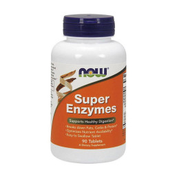 Пищеварительные ферменты Now Super Enzyme 90 tabs