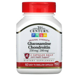 Глюкозамин и Хондроитин 21st Century Glucosamine & Chondroitin 60 Caps 21st Century