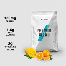 Pre-workout blend 250g (Orange - Mango) Myprotein