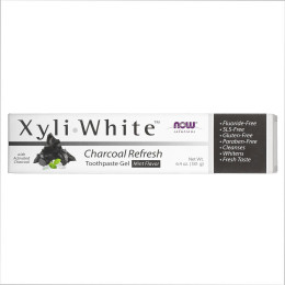 Xyliwhite Charcoal Refresh Toothpaste - 6.4 oz Now Foods