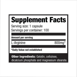 Arginine Power 800 mg - 100 caps Ultimate Nutrition