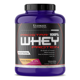 Prostar Whey 5.28lb - 2390g  Peanut Butter & Jelly Ultimate Nutrition