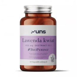 Lawenda Kwiat 400mg -60caps UNS Vitamins